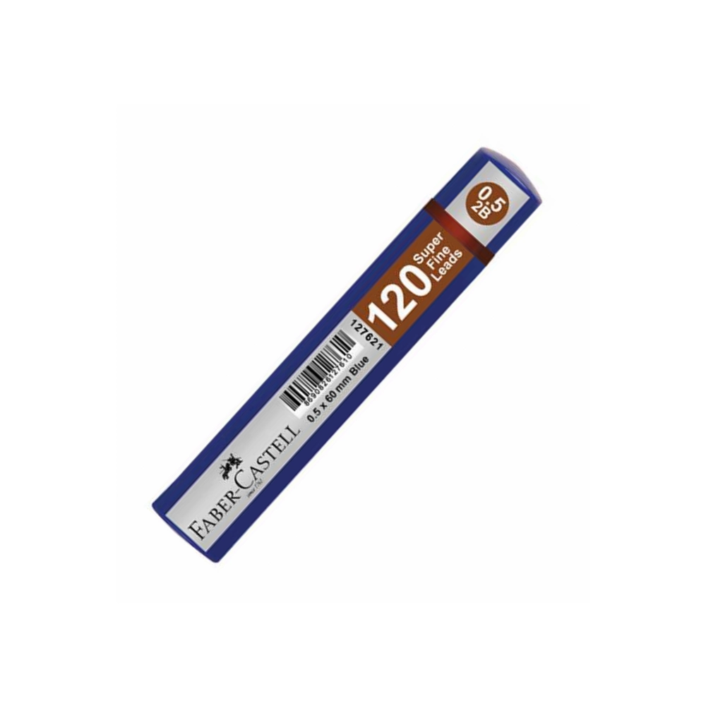 Faber Castell Min Uç Grip 0.5 Mm 2B 60 Mm 120’Li Mavi