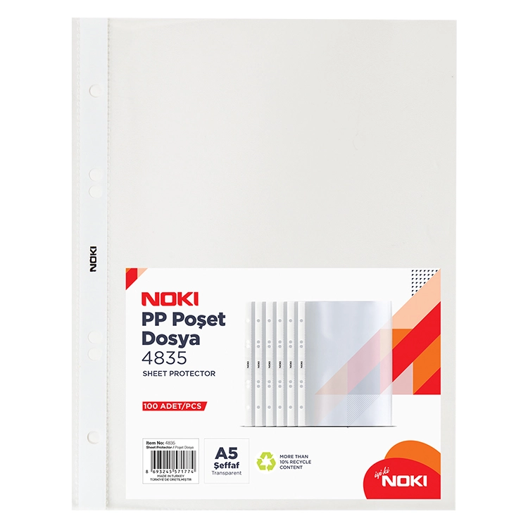 Noki Poşet Dosya A5 100’Lü Paket i 4835
