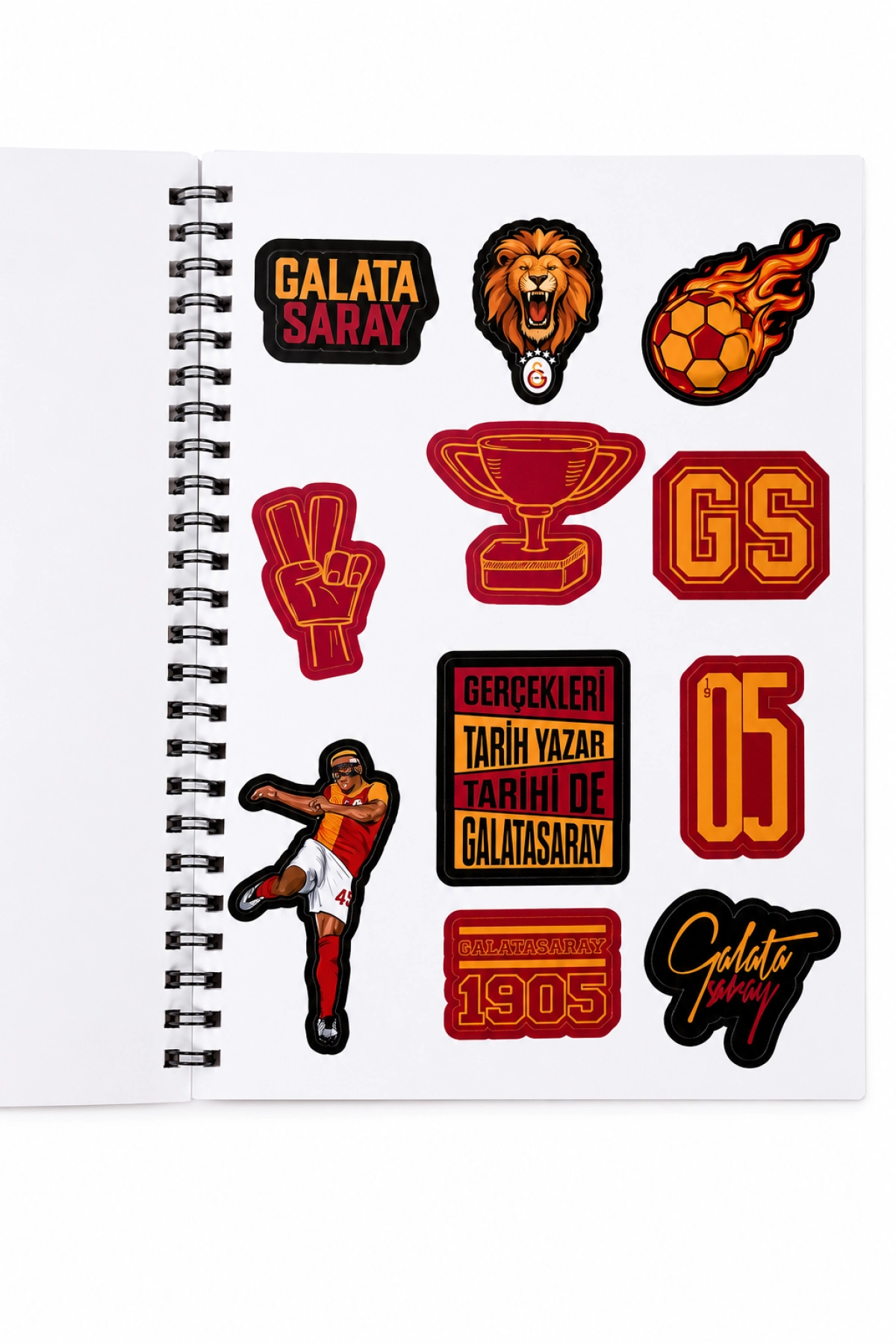 Galatasaray Lisanslı Icardi ve Osimhen Baskılı Sticker Kitabı