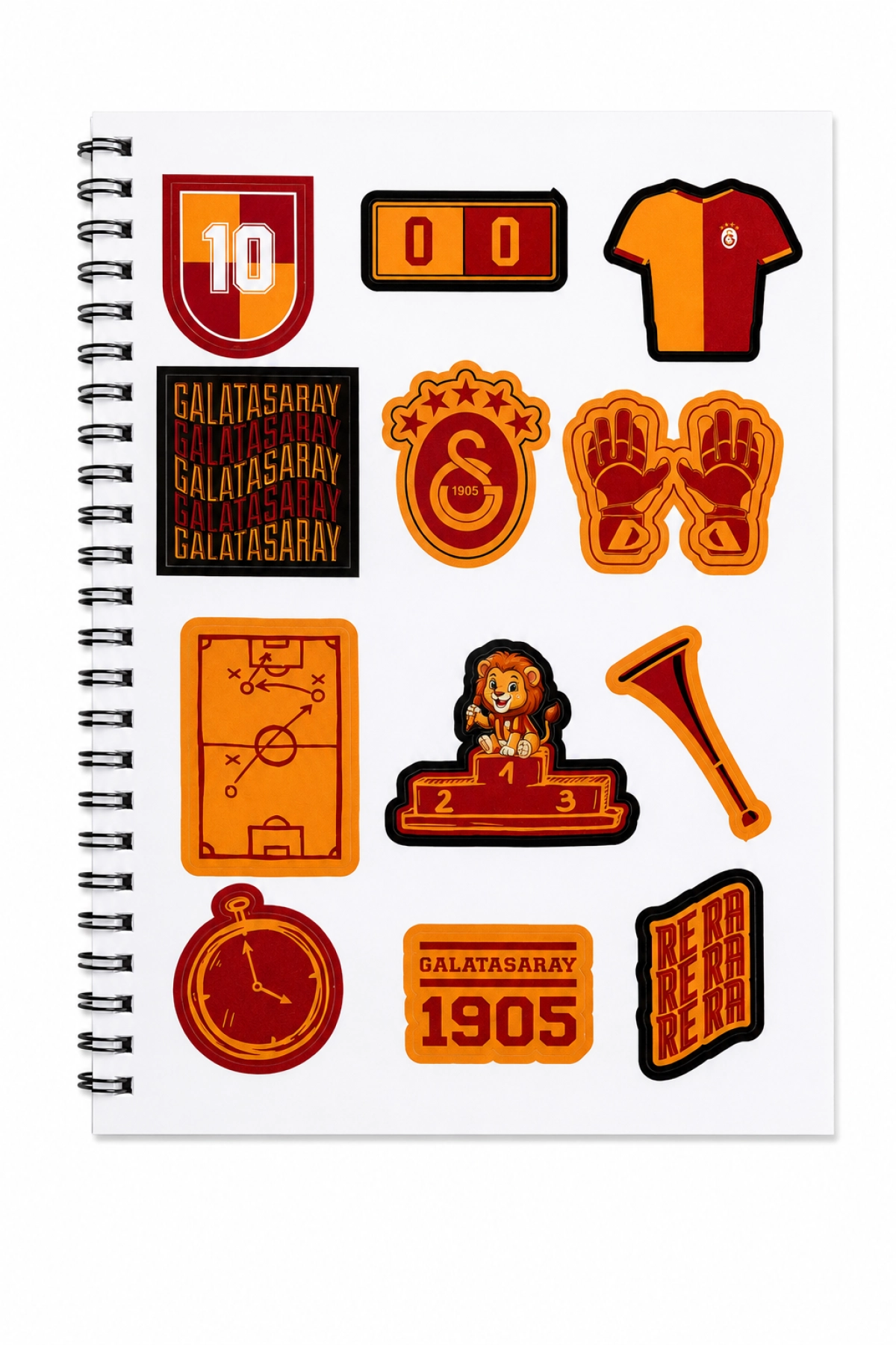 Galatasaray Lisanslı Icardi ve Osimhen Baskılı Sticker Kitabı