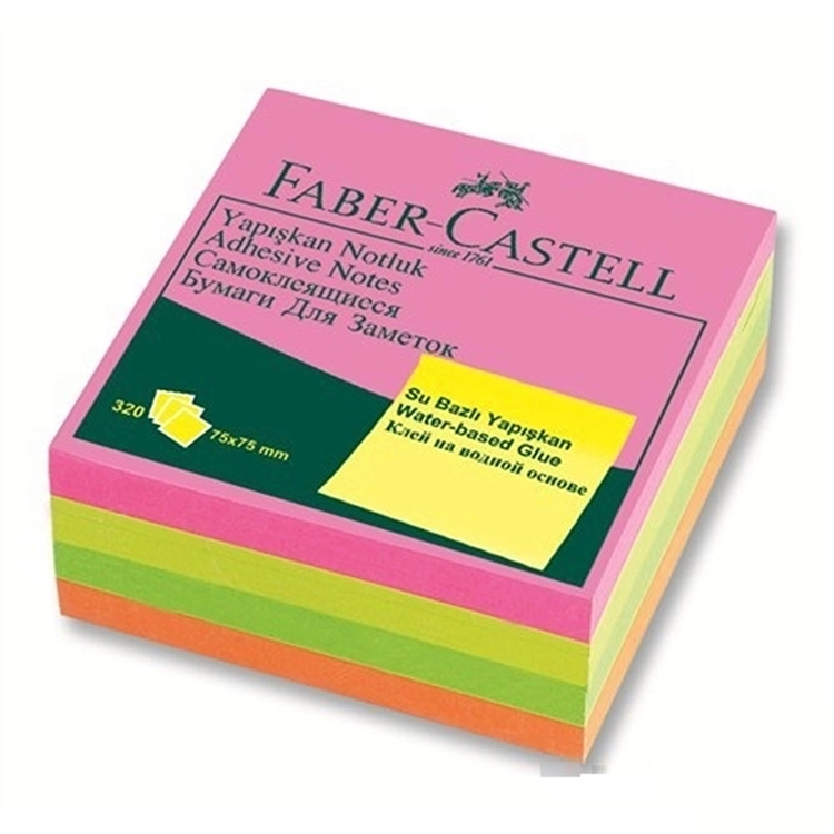 Not Kağıdı 75*75 Yapışkan Pastel Renk Küp