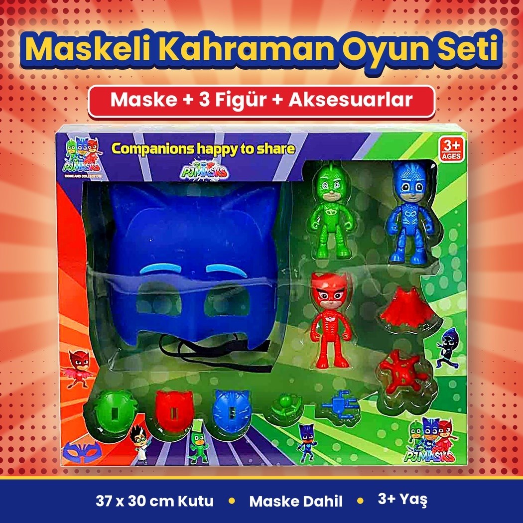 Savaşçı 2049 Kediler Maskeli Set