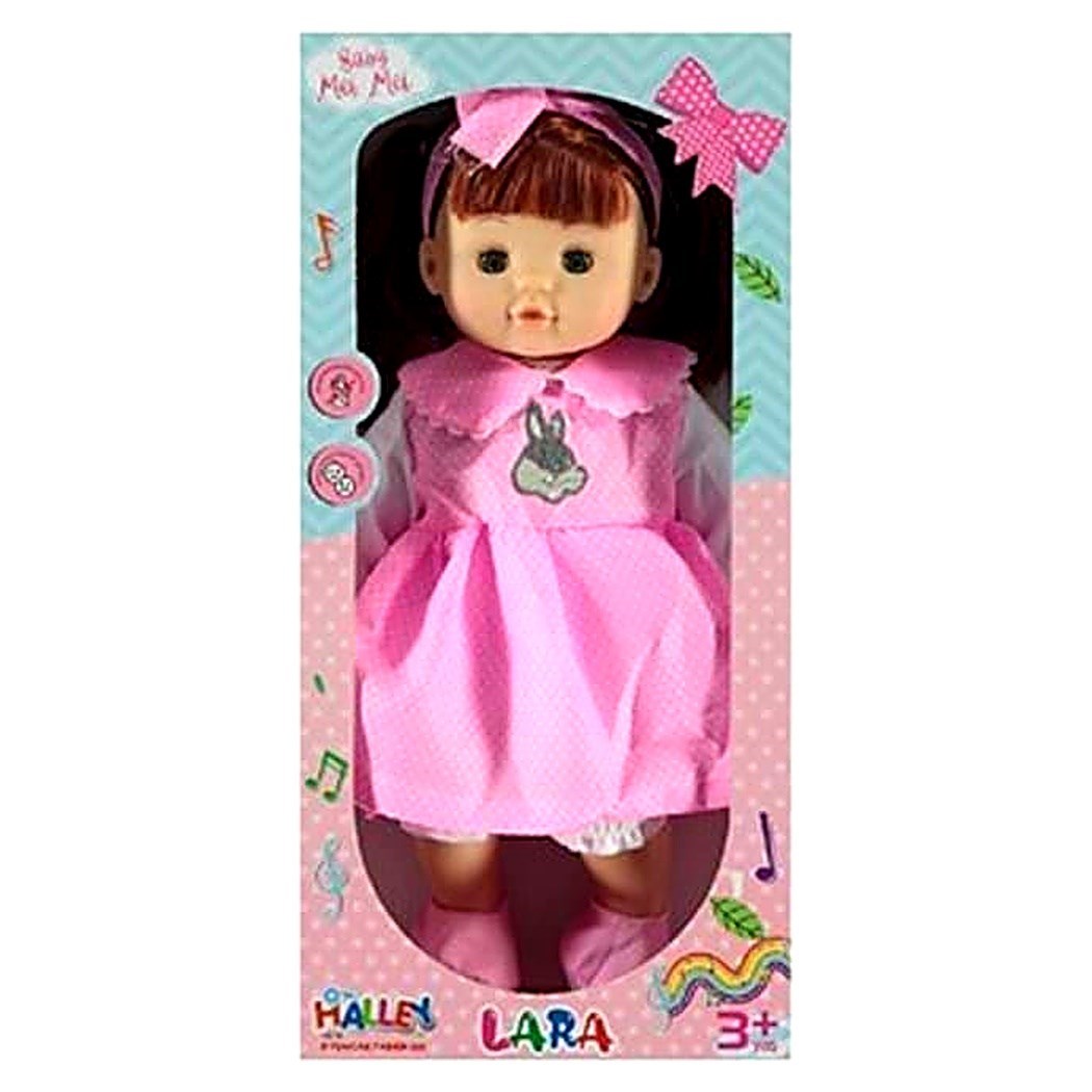 Halley 62001 Lara Sesli Et Ve Bez Bebek 40cm