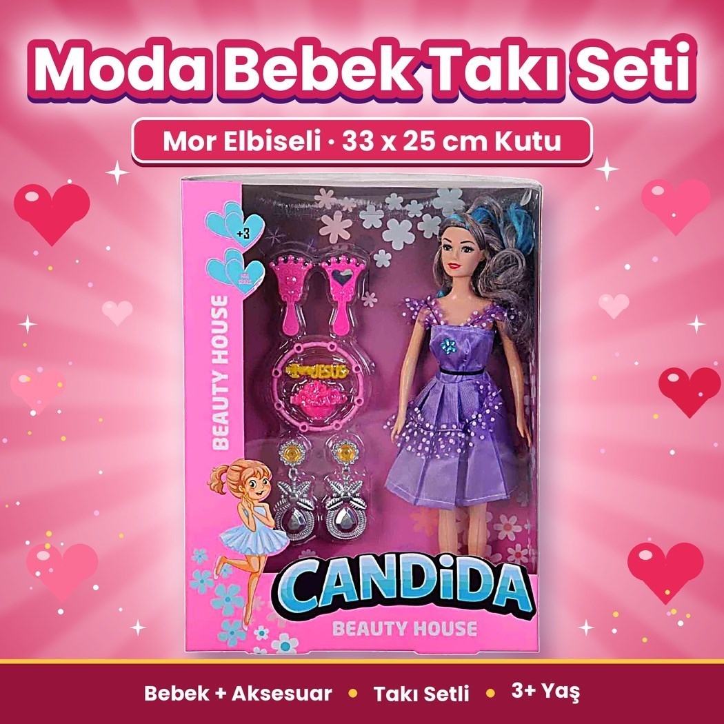 Kutulu 935 Candida Aksesuarlı Güzellik Seti