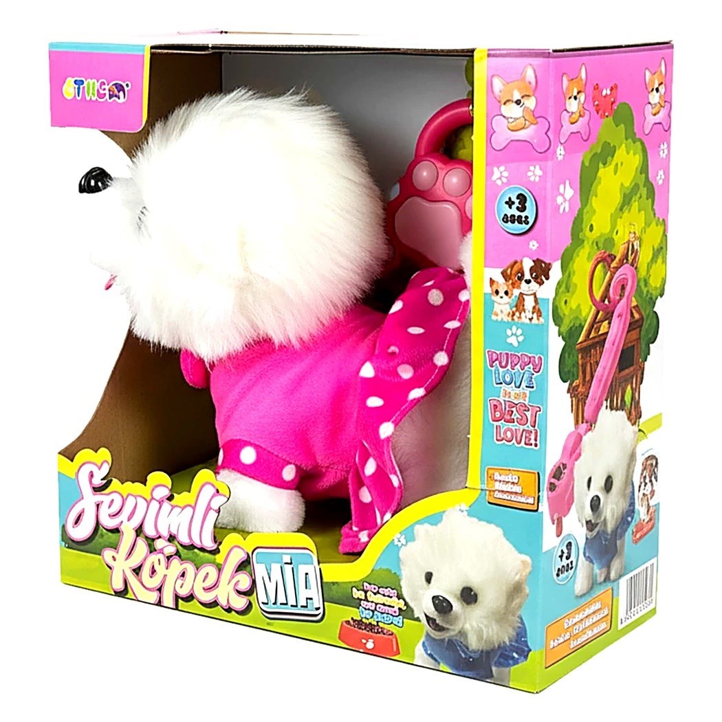 Tasmalı DOG-001 Sesli Sevimli Mia Kedi Kumandalı