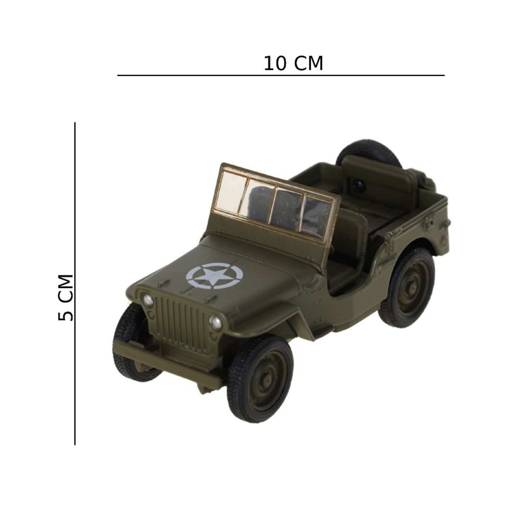Welly 43723d Metal Çek Bırak Jeep 1:32 willys