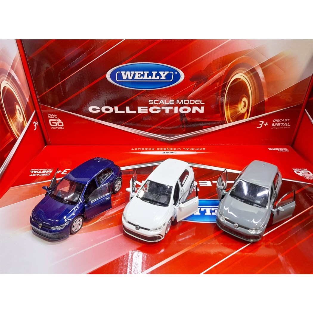 Welly 823d Metal Çek Bırak Wolkswagen Golf 1:32