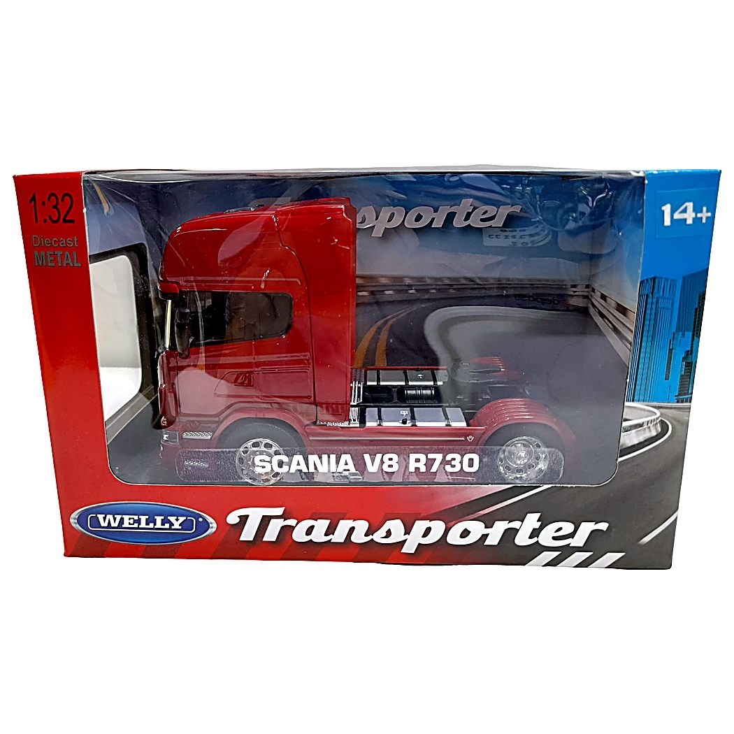 Welly 670S-W Model Metal Scanıa V8 R730 1:32
