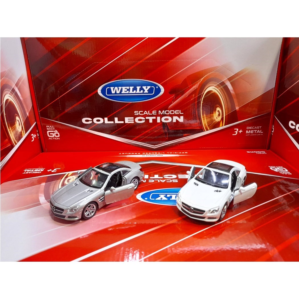 Welly 662 Metal Çek Bırak Mercedes SL500 1:32
