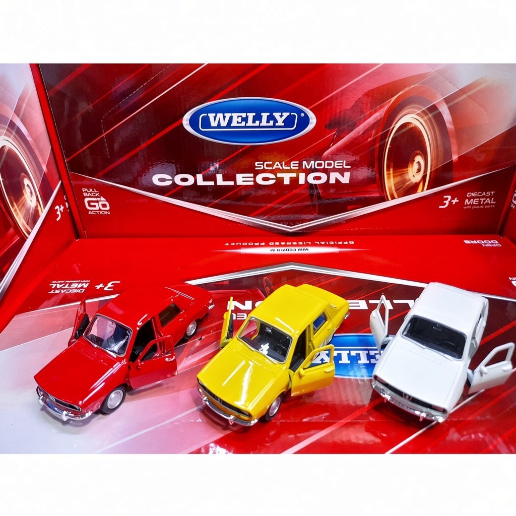 Welly 827 Metal Çek Bırak Renault 12 1:32