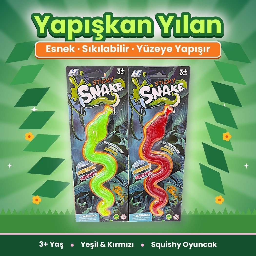 Kartela 13032 Esnek Renkli Yılan Stretc