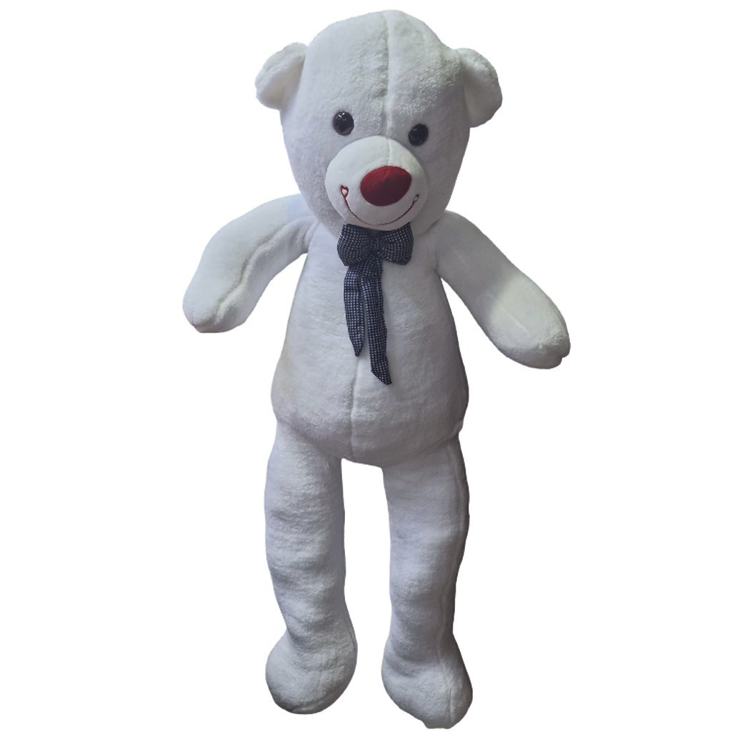 Peluş 160cm Papyonlu Beyaz Uzun Ayı