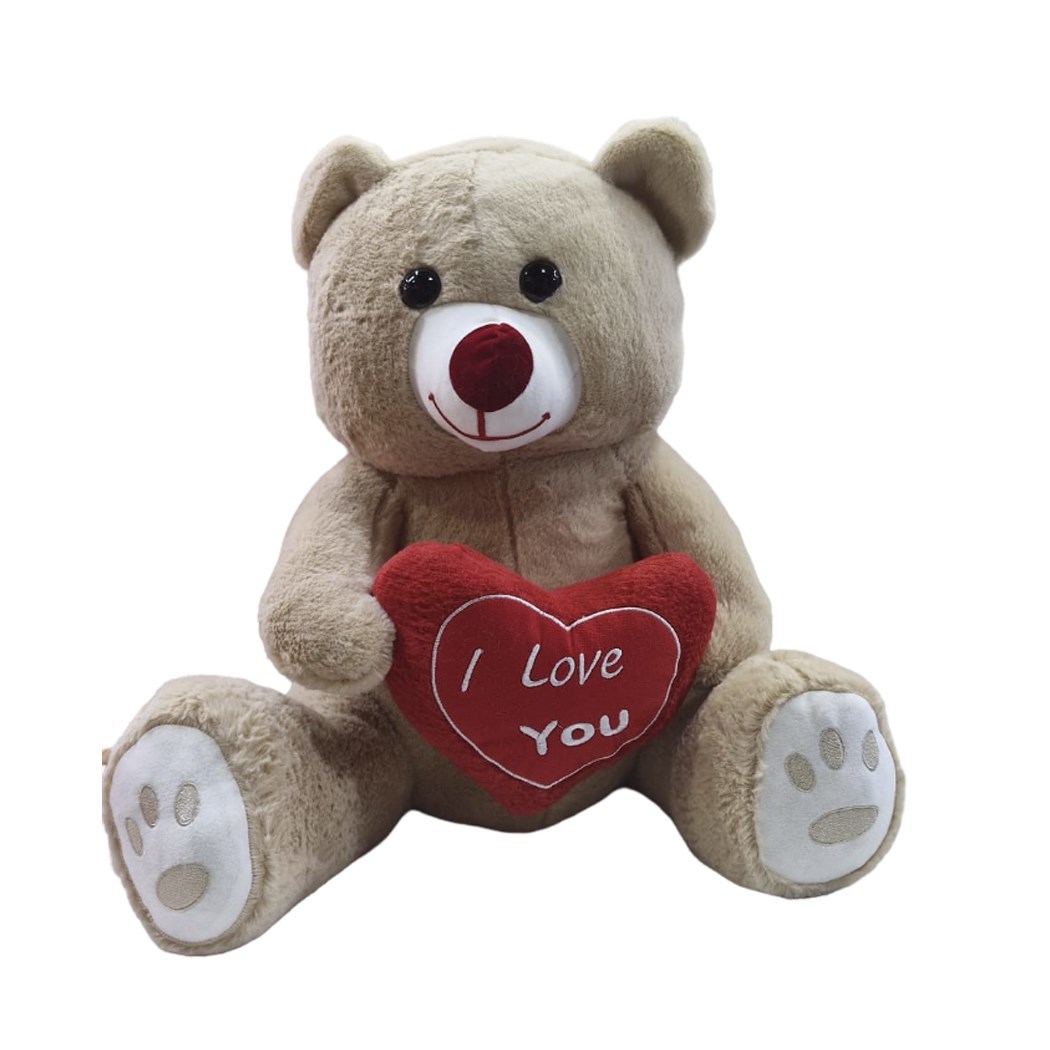 Peluş 50cm Kalpli Ayıcık BC3055