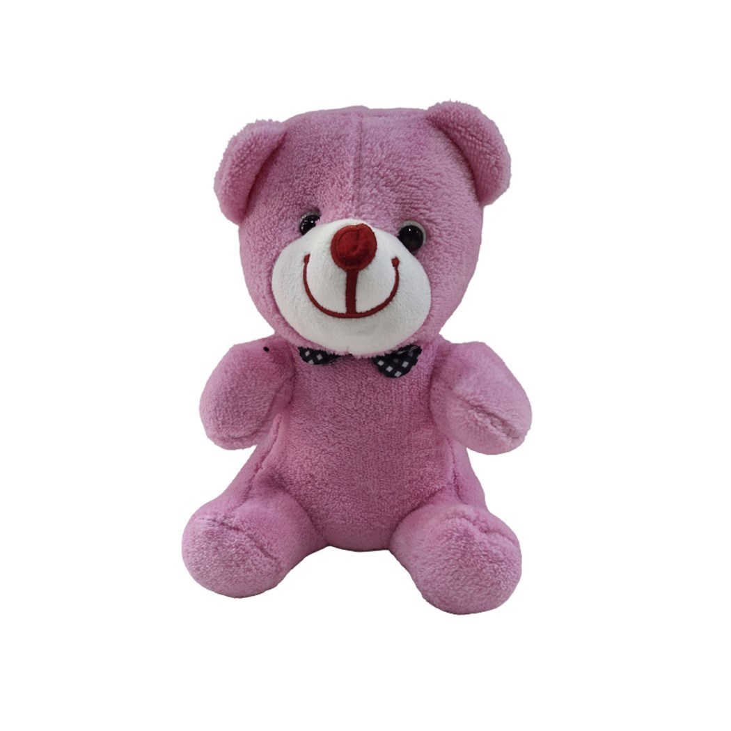 Peluş 25cm Papyonlu Renkli Ayı