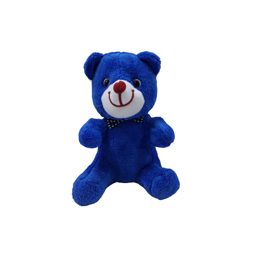 Peluş 25cm Papyonlu Renkli Ayı
