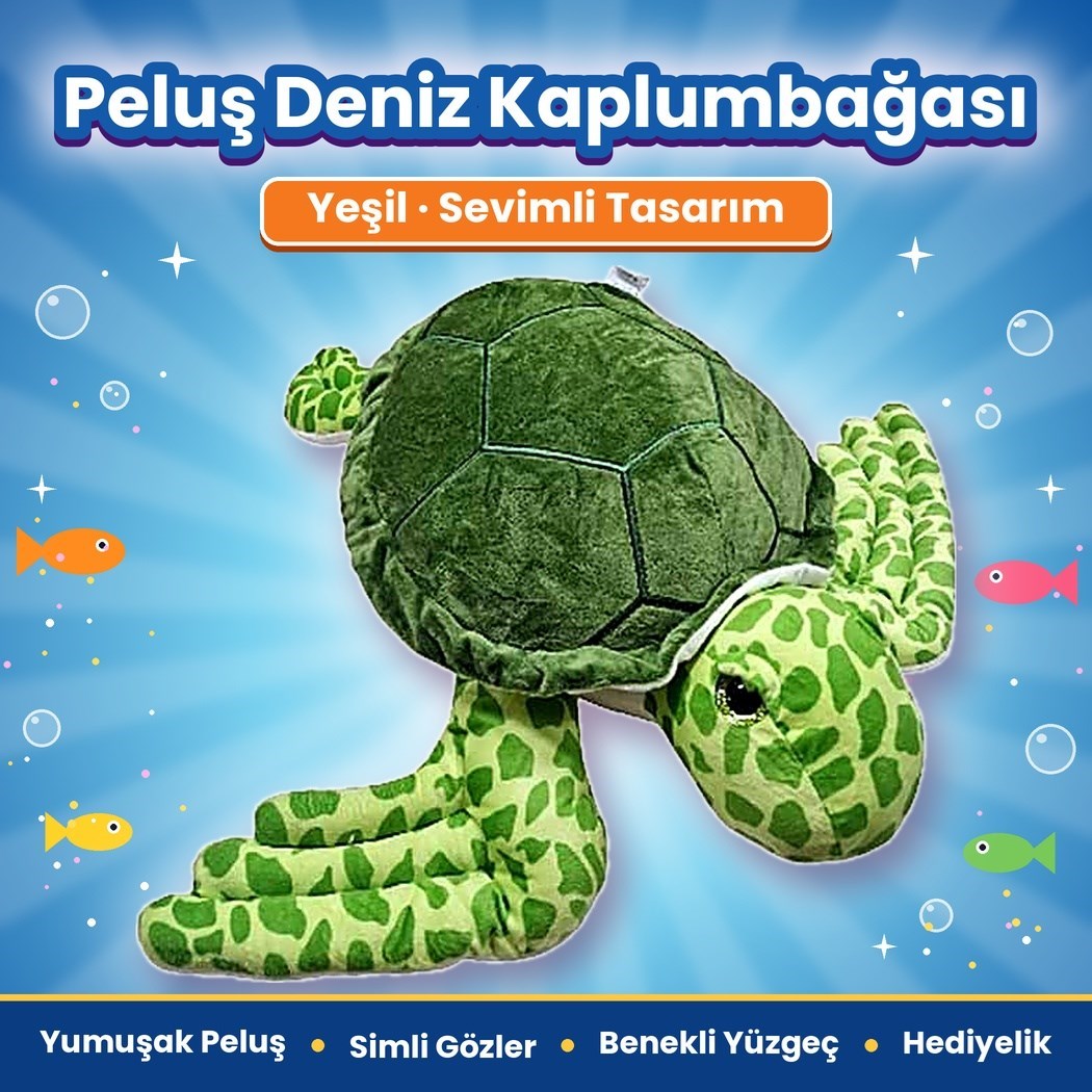 Halley 62213 Peluş 45cm Kaplumbağa