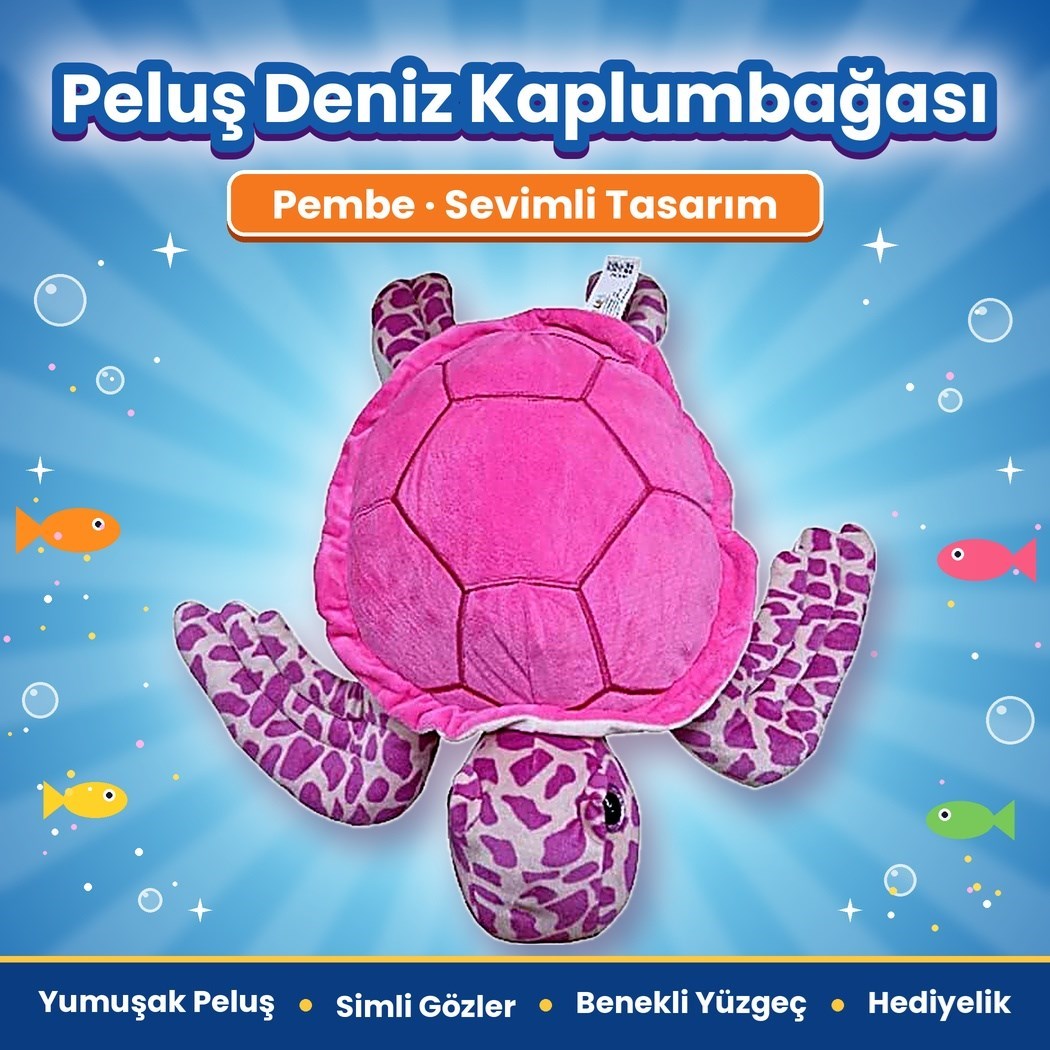 Halley 62213 Peluş 45cm Kaplumbağa