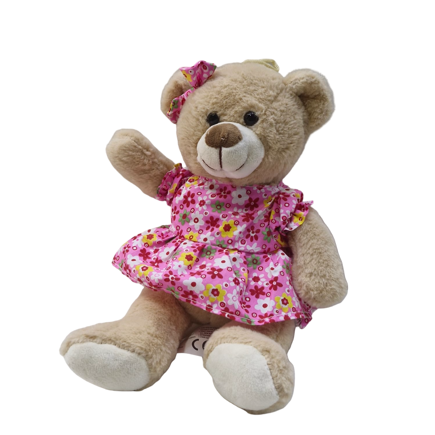 Halley 62968 Peluş 30cm Elbiseli Tokalı Ayı