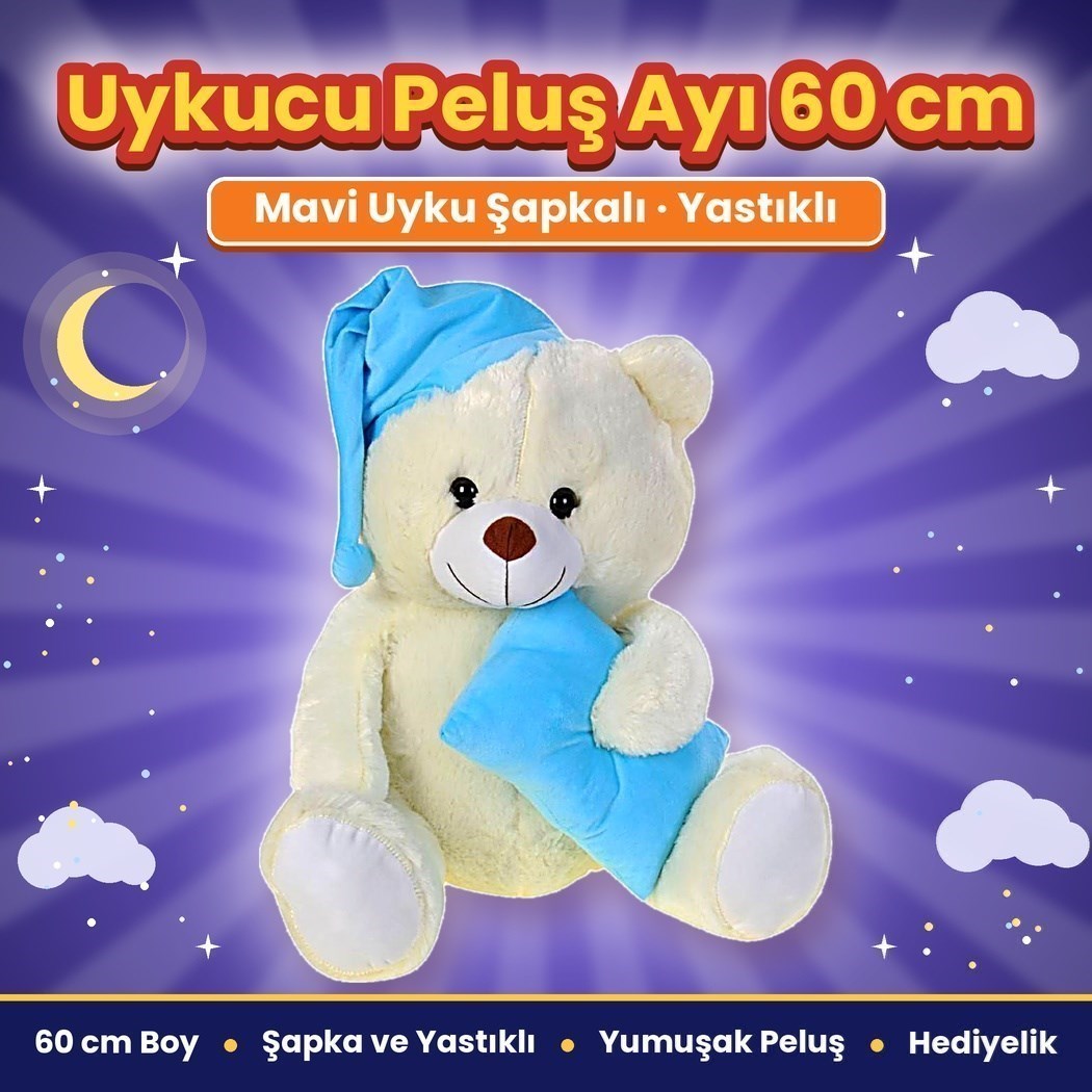 Halley 62530 Peluş 50cm Uyku Arkadaşı Ayı