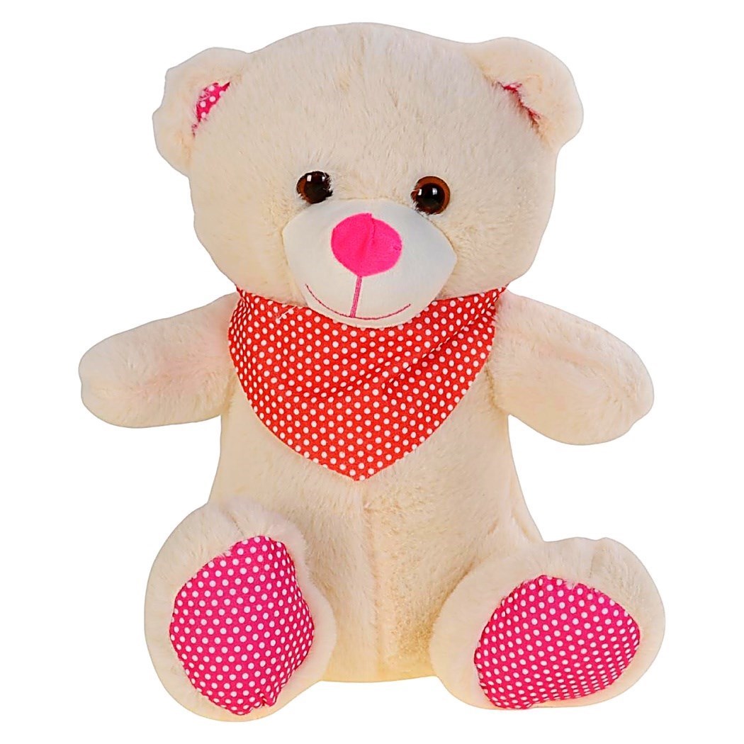 Pufu 04058 Peluş 35cm Fularlı Ayıcık