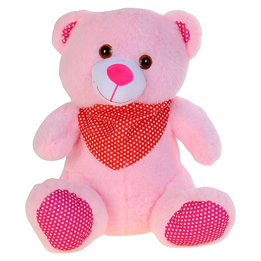 Pufu 04058 Peluş 35cm Fularlı Ayıcık
