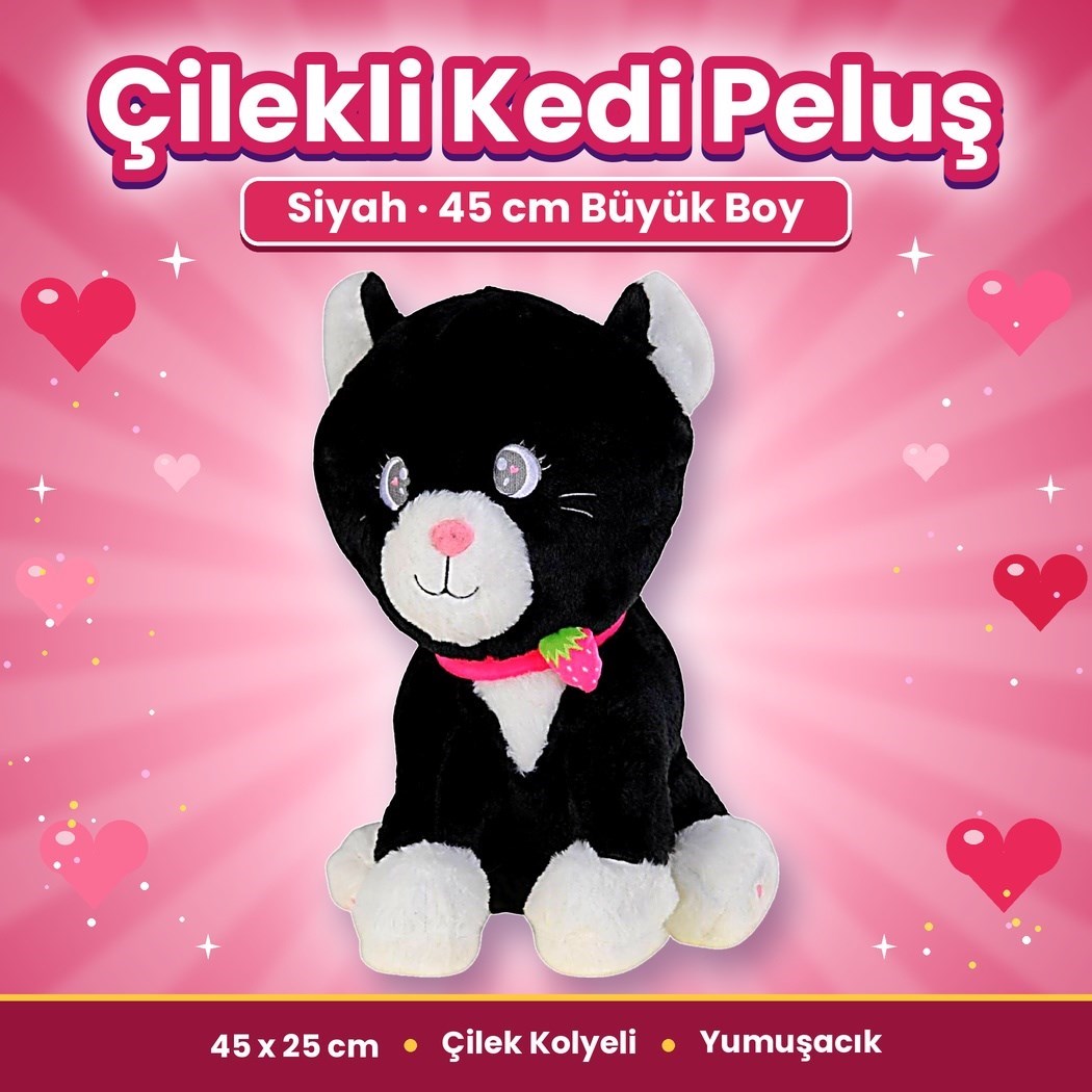 Pufu 04038 Peluş 45cm Kedi