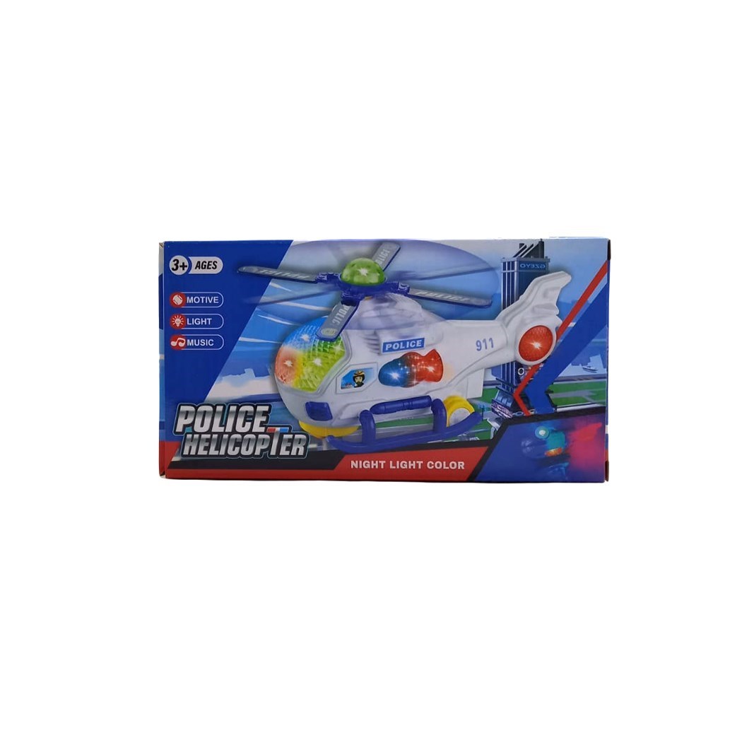 Pilli 361 Işıklı Sesli Helikopter Çarp Dön