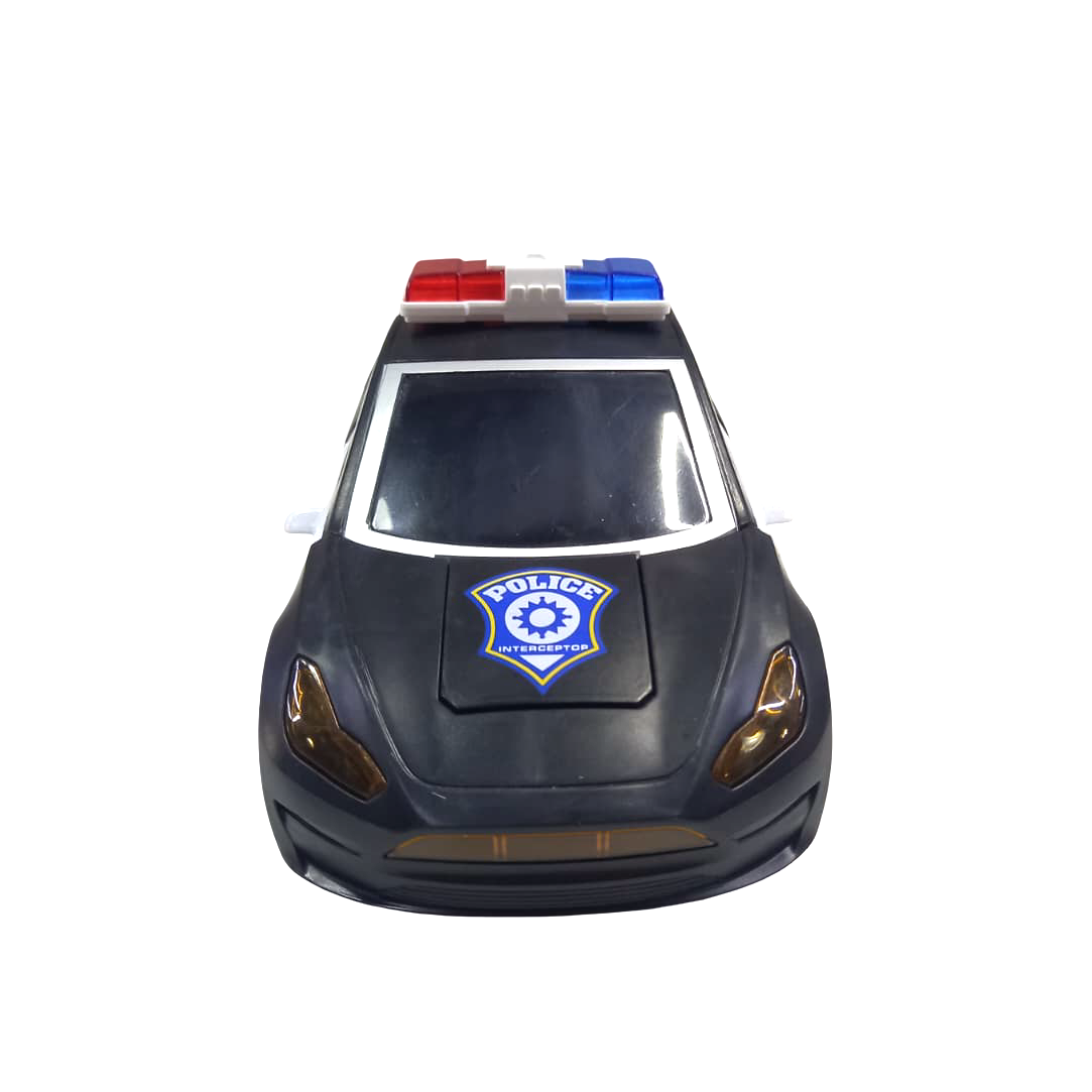 Pilli 745 Işıklı Sesli Dönüşen Polis Araba