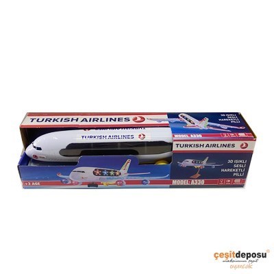 Pilli  A330 Sesli Işıklı Uçak THY