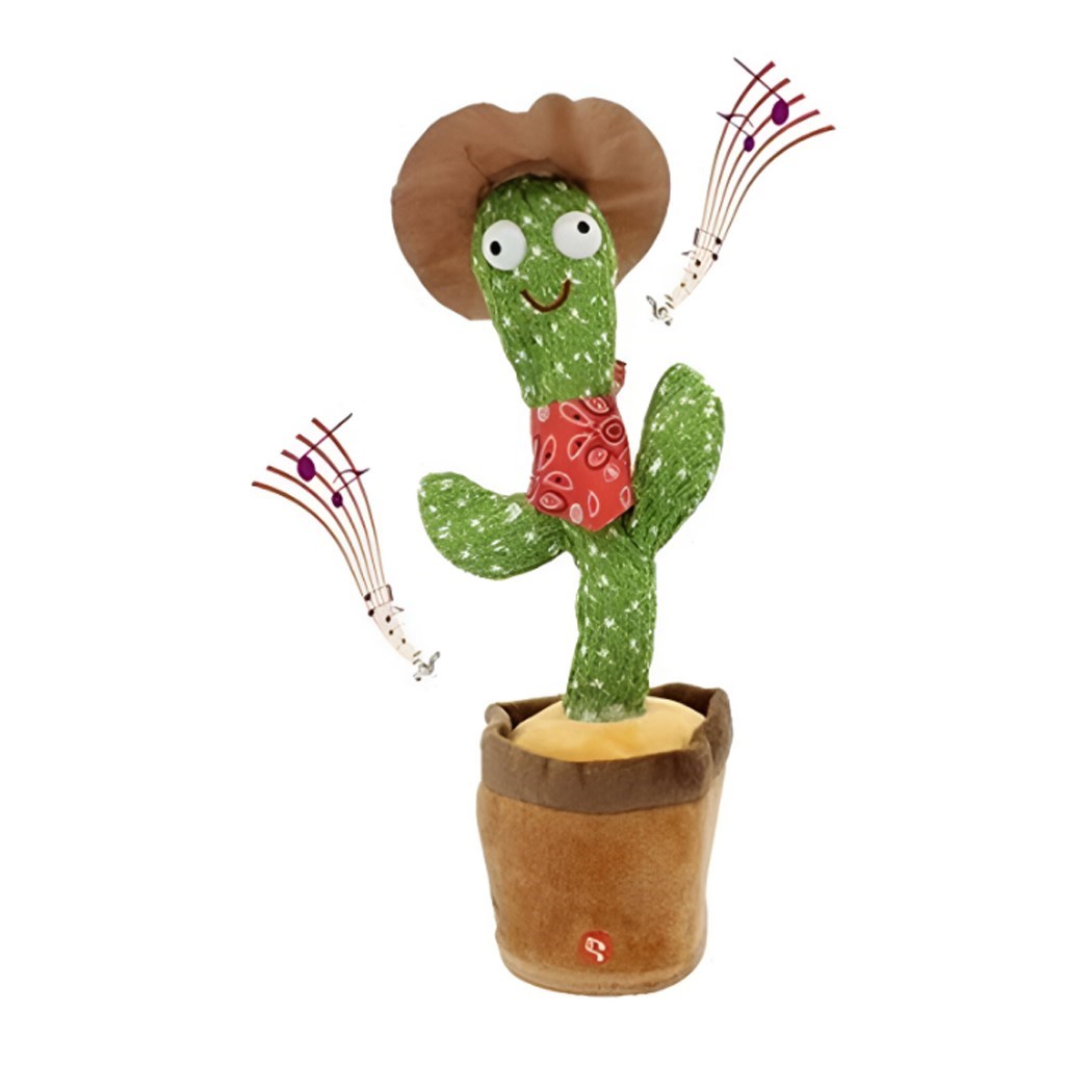 Şarjlı Hareketli Ve Dans Eden Kaktüs 30cm