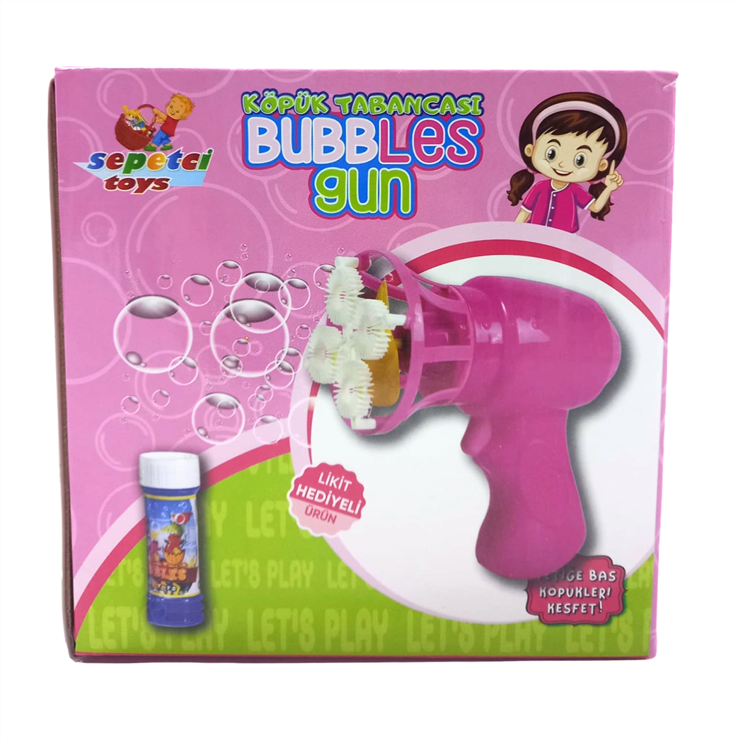 Pilli 948 Çok Delikli Köpük Atan Tabanca Pembe