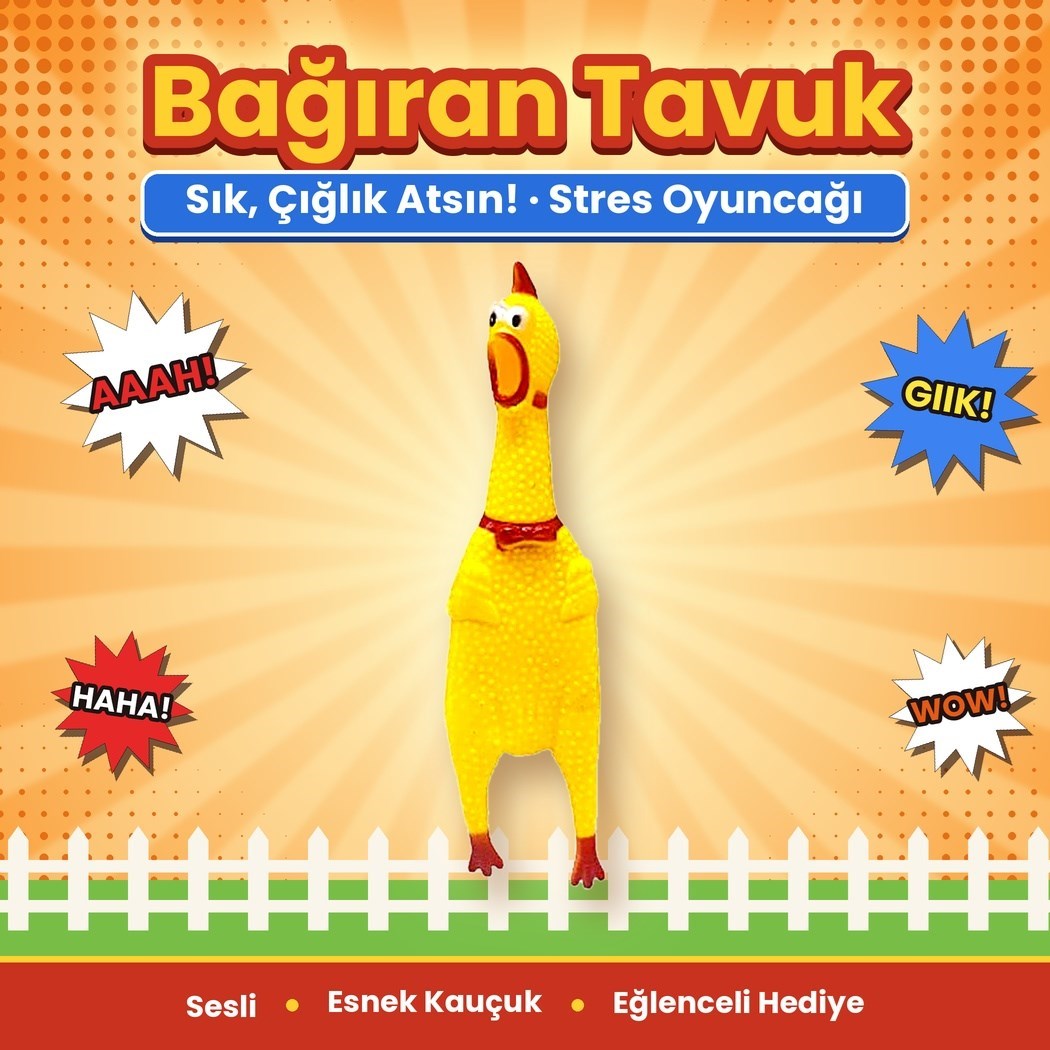 Vinil ETM007 Çığlık Atan Horoz 35cm