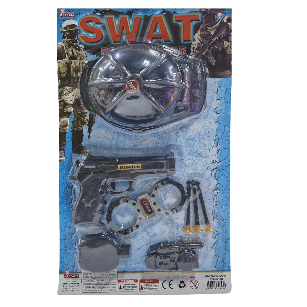 Ketsan KS745 Ok Atan Tabanca Kasklı Set
