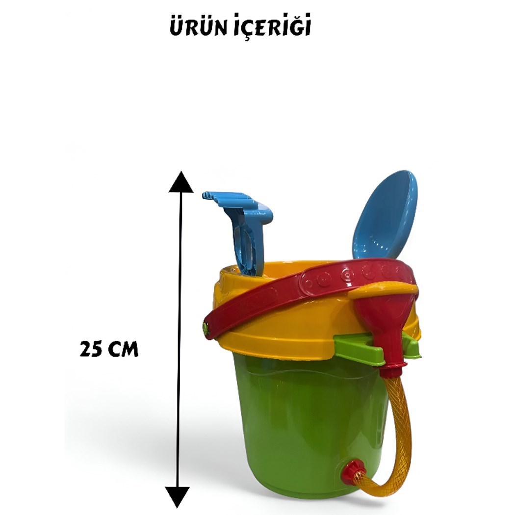 Kum Kovası 700 Büyük Yuvarlak Aksesuarlı