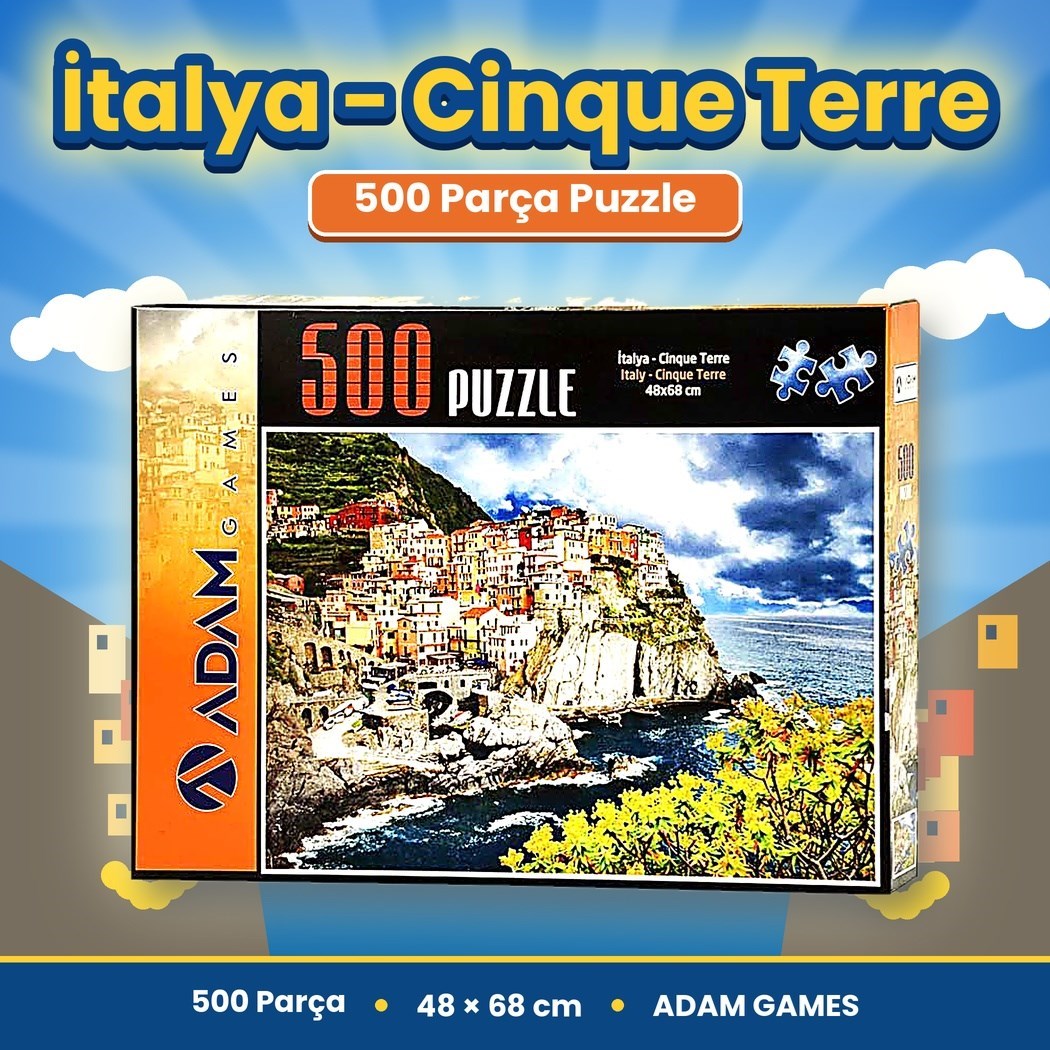 Kutulu Puzzle 48*68cm 500 Parça