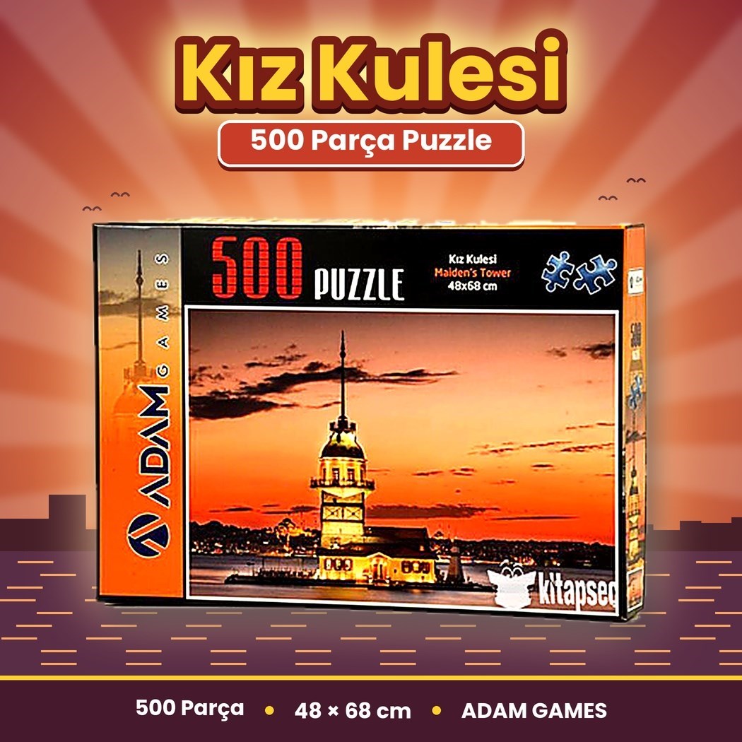 Kutulu Puzzle 48*68cm 500 Parça