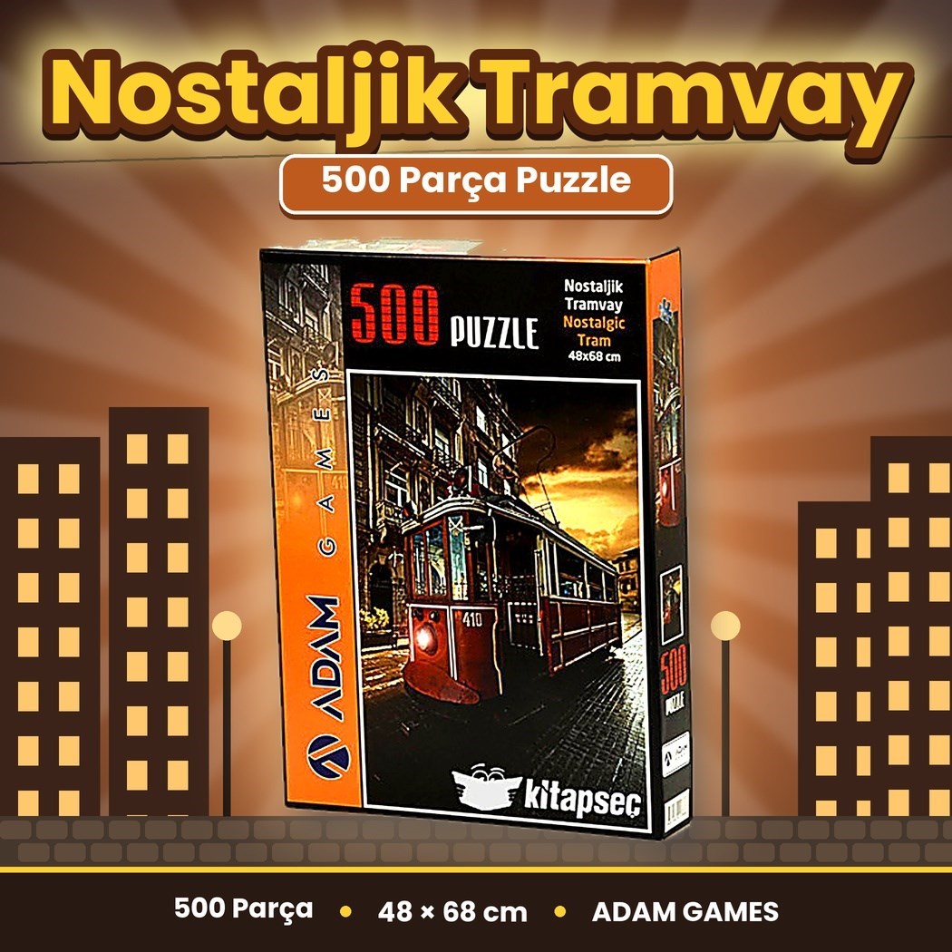 Kutulu Puzzle 48*68cm 500 Parça