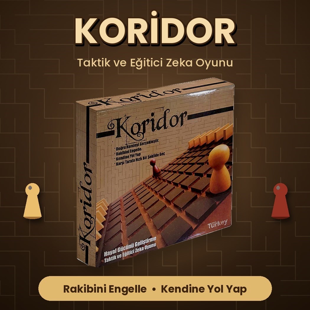 Ahşap Koridor Zeka Ve Strateji Oyunu
