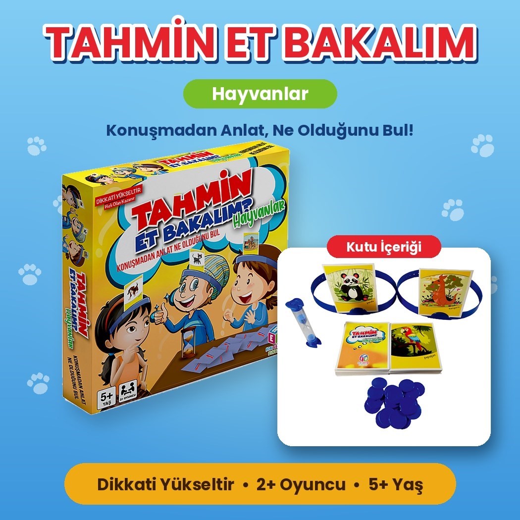 Hobi 239 Tahmin Etme Oyunu Hayvanlar