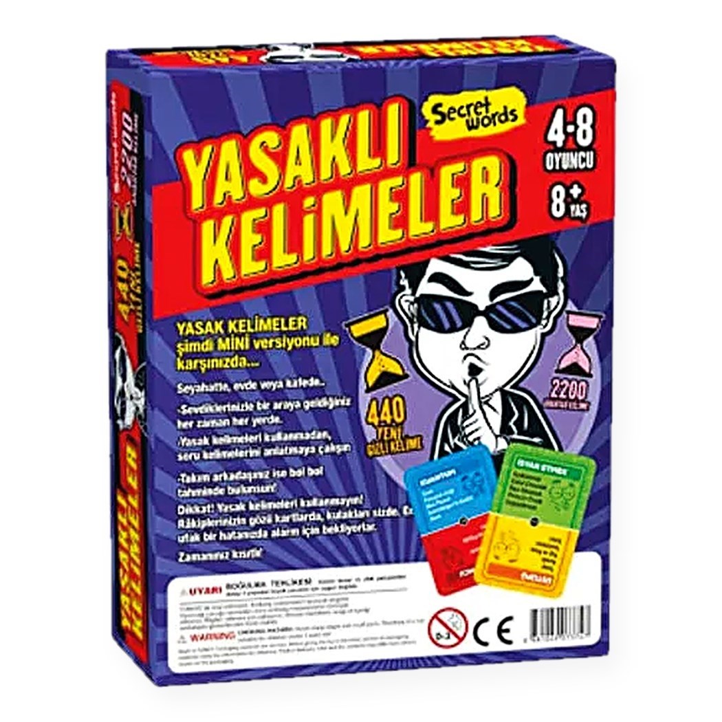 Kutulu 3747 Mini Yasaklı Kelimeler