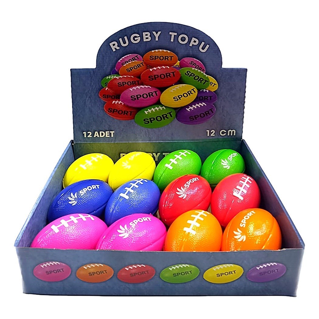 Kutuda 3421 Rugby Topu 12cm 12li