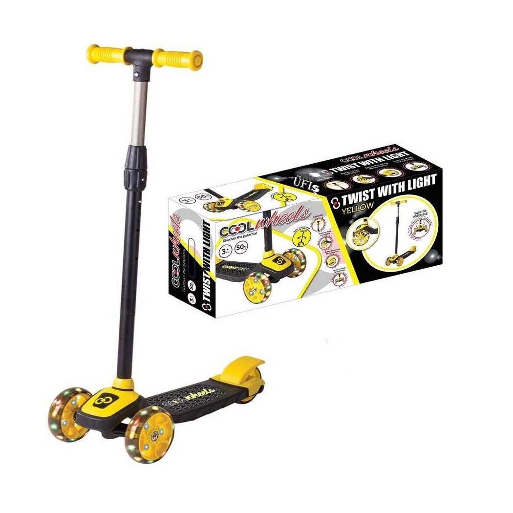 Scooter 58925 Twist 3+ Sarı Işıklı