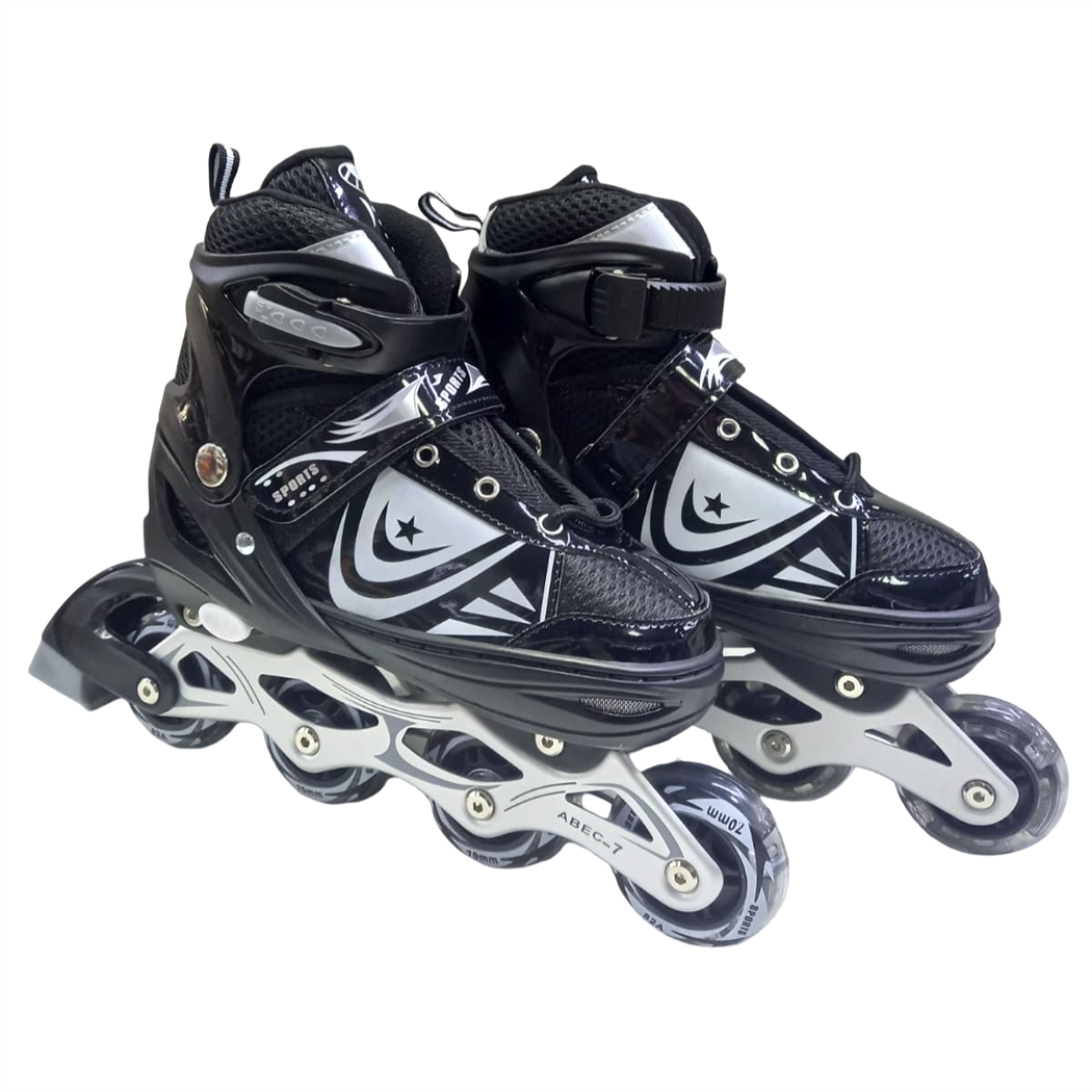 Paten Işıklı 8802 Medium 35-38 Siyah Dikişli