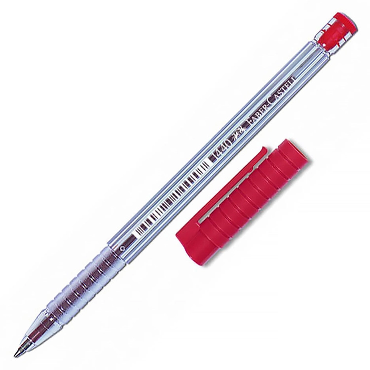 Faber Castell Tükenmez Kalem 1440 0.8 Mm Kırmızı  10 Adet