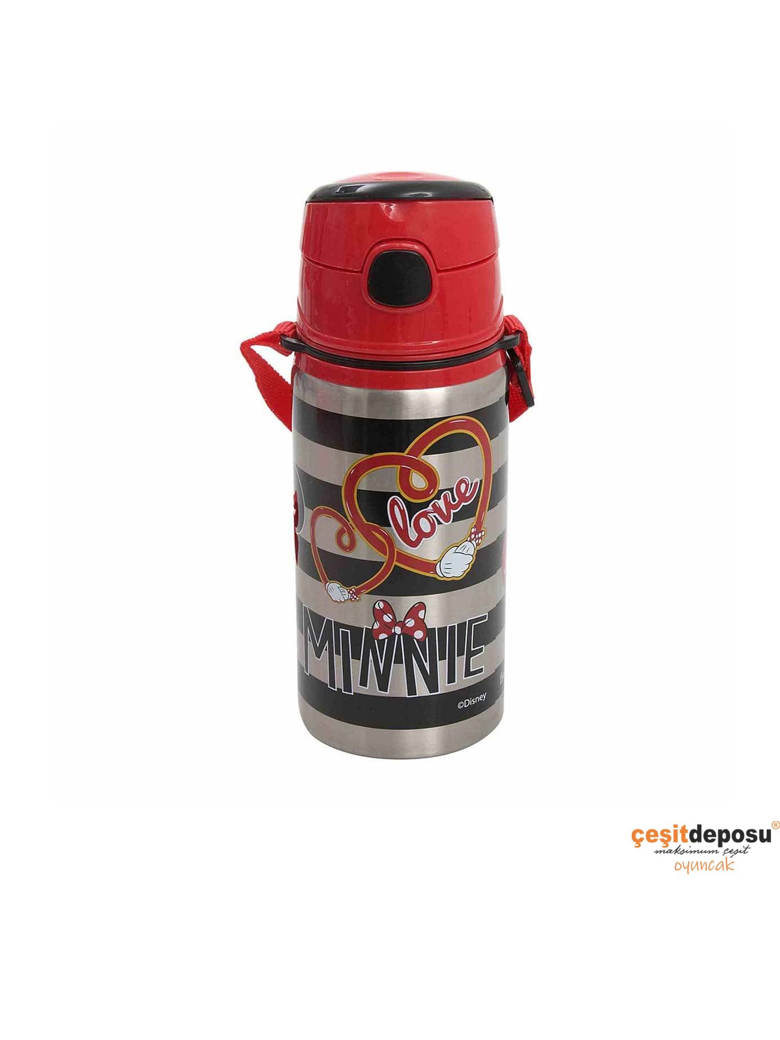 Matara 42090 Çelik Minnie Mouse 500ml Pipetli