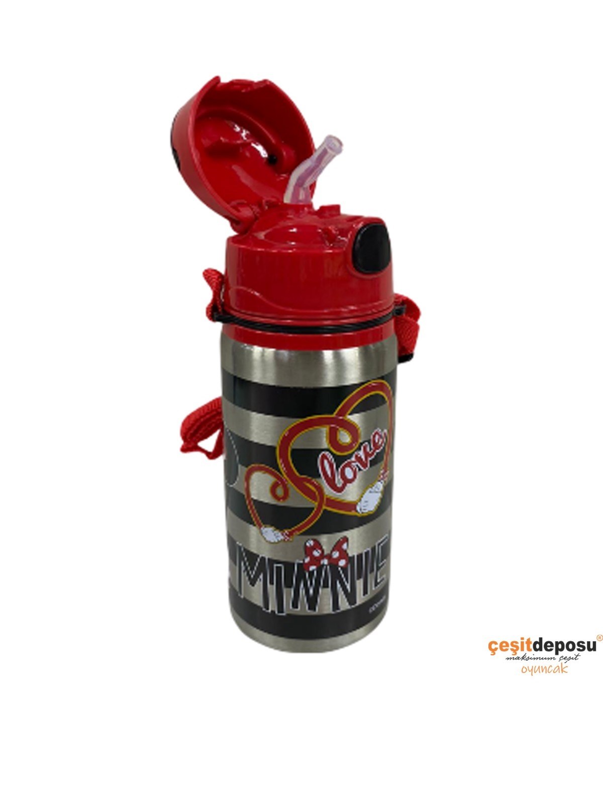 Matara 42090 Çelik Minnie Mouse 500ml Pipetli