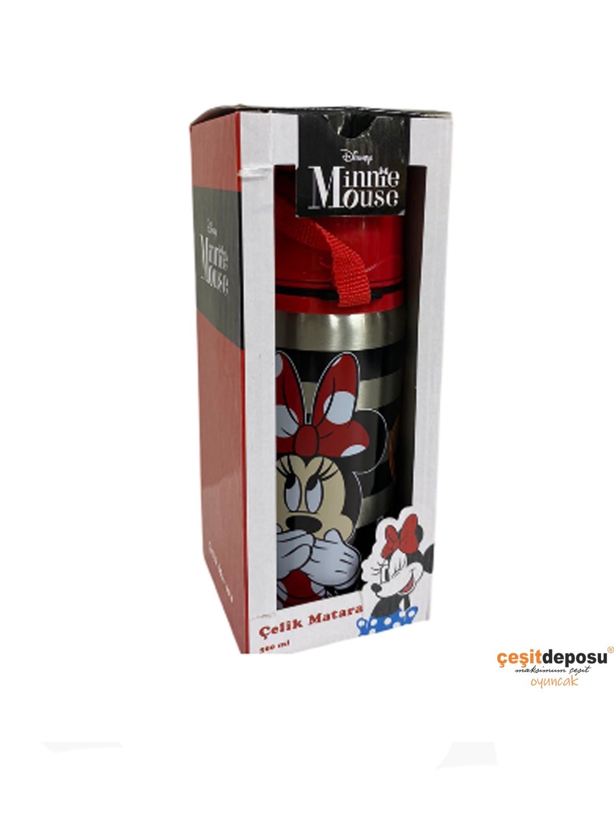 Matara 42090 Çelik Minnie Mouse 500ml Pipetli