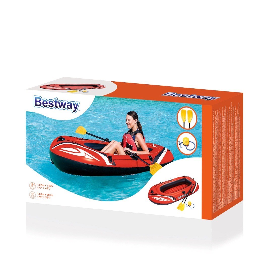 Bot Bestway  1,96m*1,14m +pompa+kürek 61062