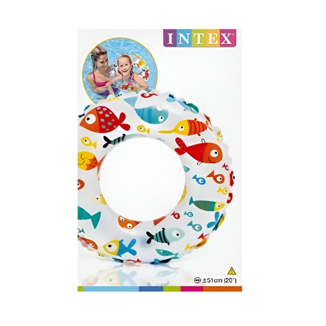 İntex 59230NP Desenli Simit 51cm