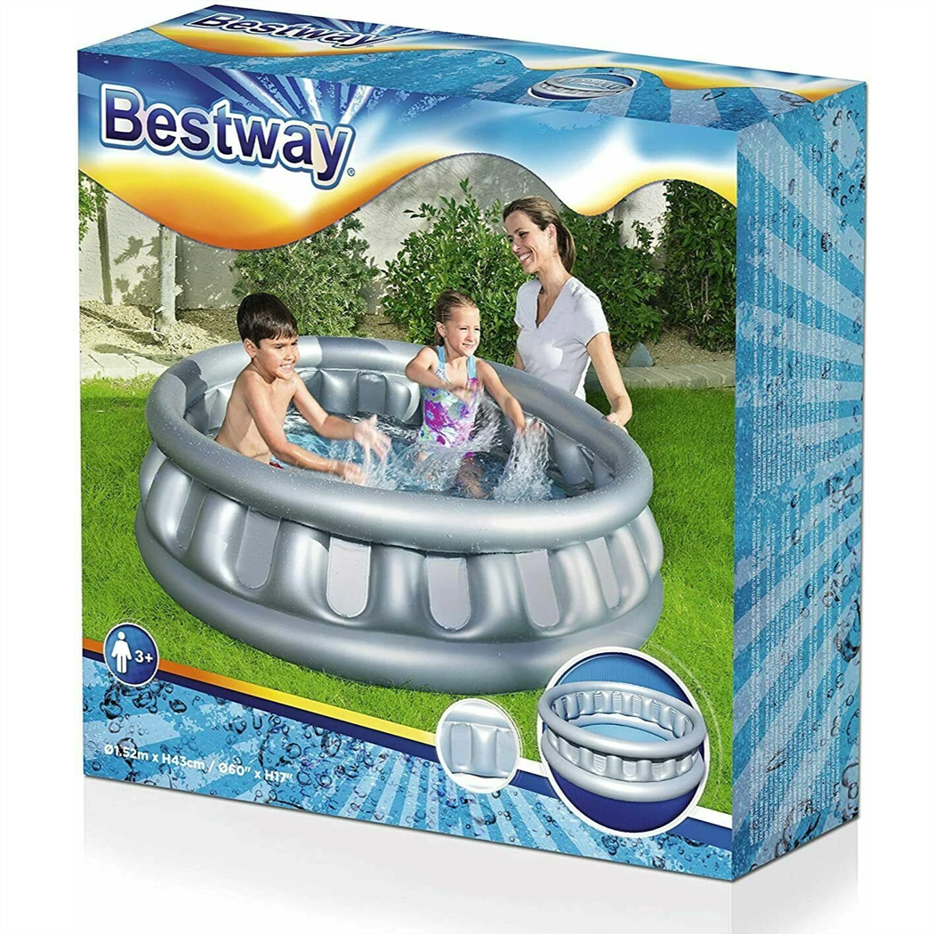 Bestway 51080 Havuz Metalik Gri 152*43cm